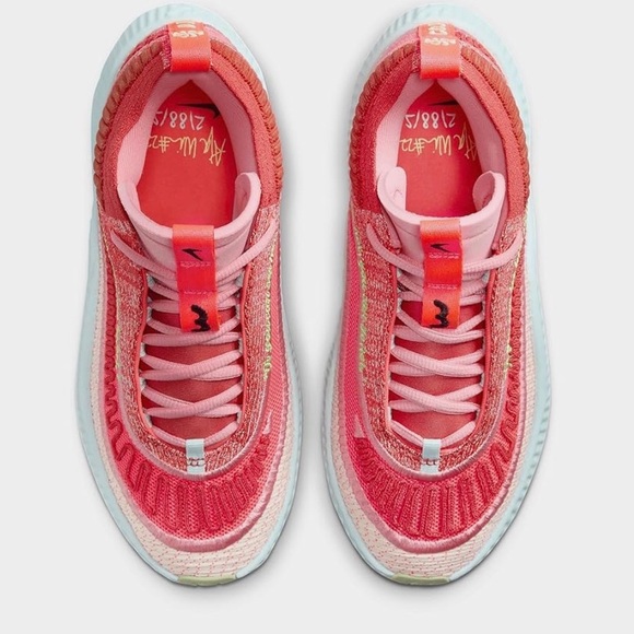 Aja Wilson x Nike Stylish Pink and Green Sneakers - Picture 3 of 16